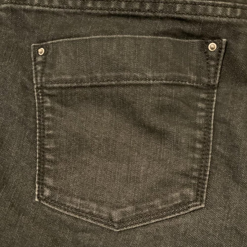 Banana Republic Wide At Waist Adjustable Pocket Button Zip Women 10 R Black - Picture 6 of 9